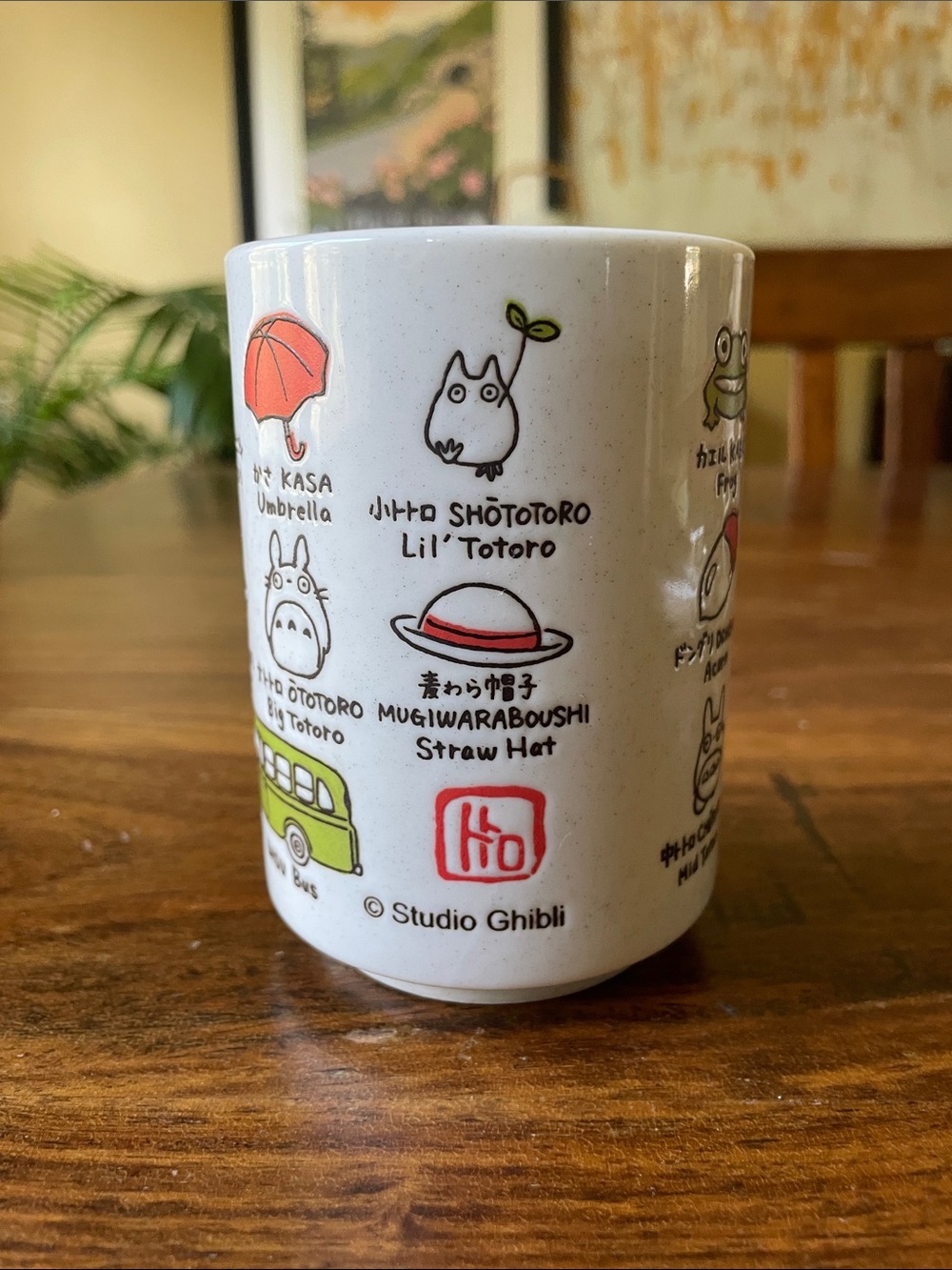 Totoro Japanese Tea Cup Yunomi Anime Studio Ghibli My Neighbor Totoro